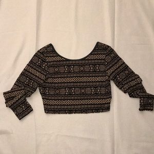 Long Sleeve Crop Top
